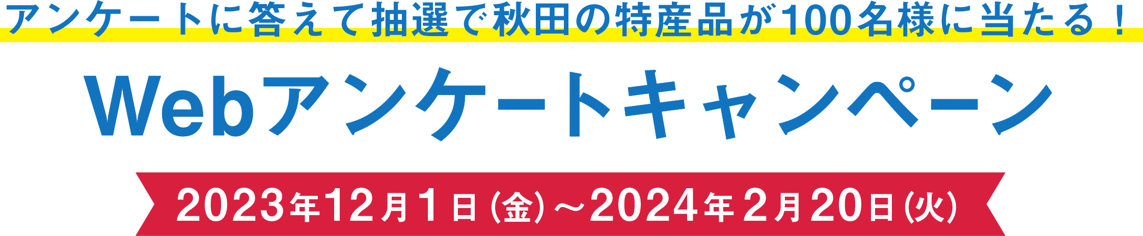 Webアンケートキャンペーン